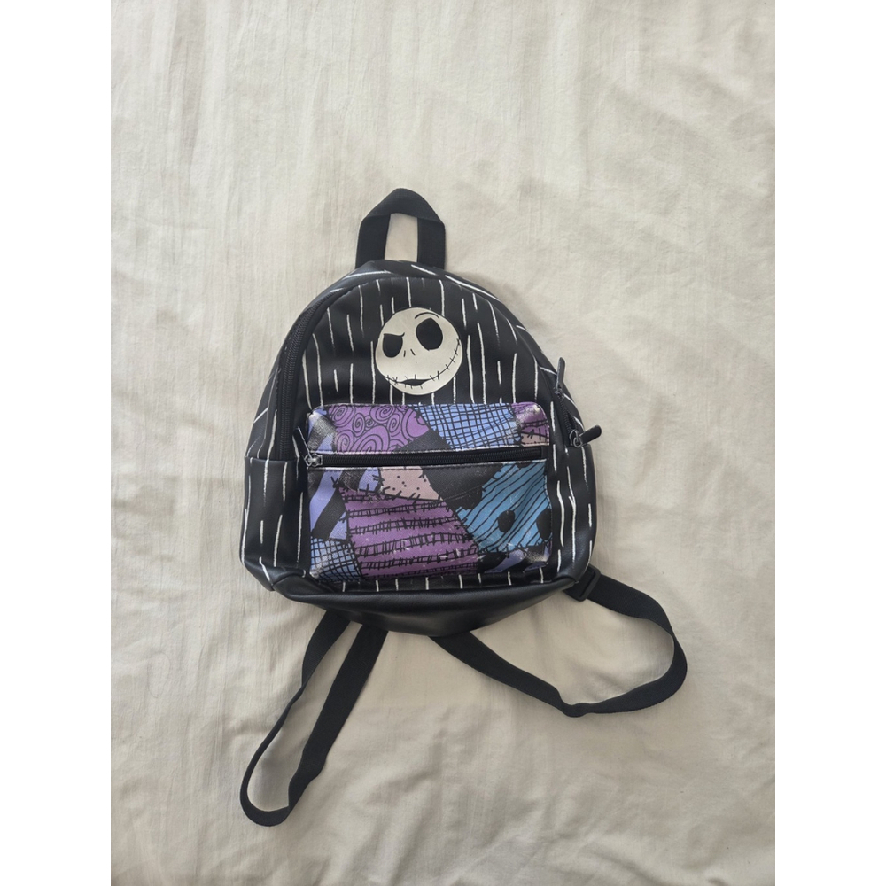 Disney Nightmare Before Christmas Jack Skellington Black Backpack